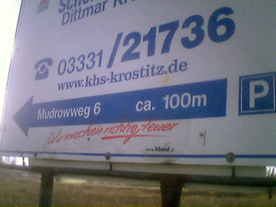 Krostitz richtig teuer?