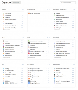Überblick der gelesenen Quellen