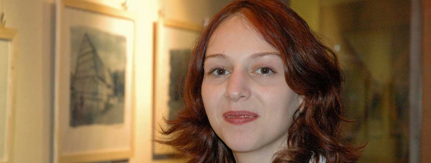 Doreen Gadenne † bei der Ausstellungseröffnung 2004